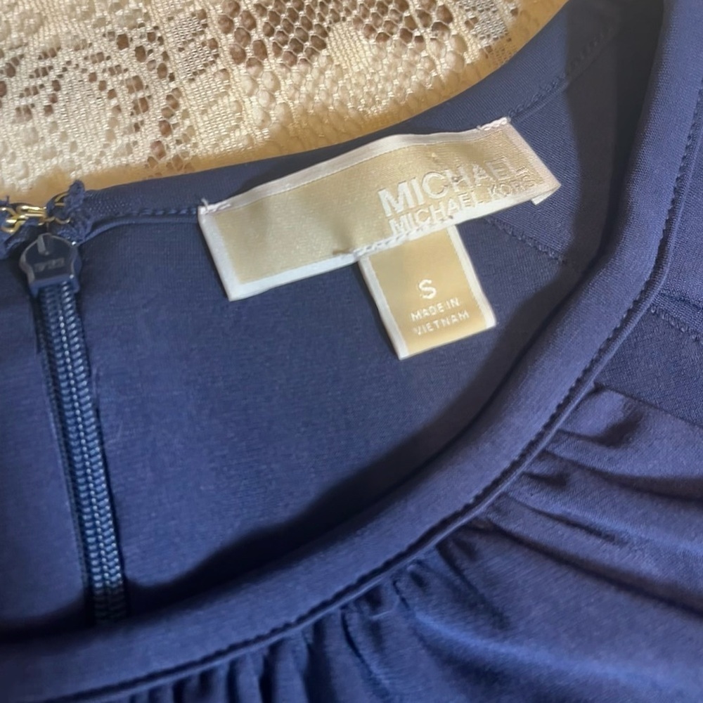 Michael Kors Elegant Navy Mini Dress - Picture 5 of 5